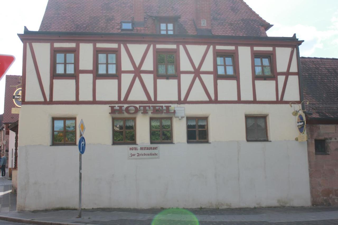 Hotel Zur Friedenslinde Nuremberg Exterior photo